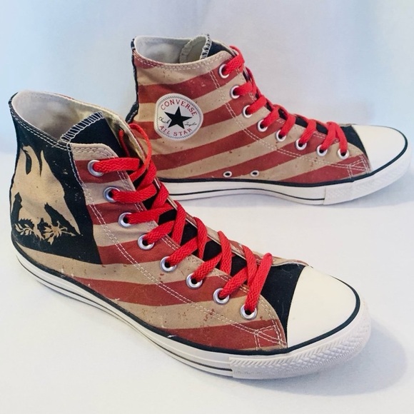 Converse American Flag High Tops - Picture 4 of 8